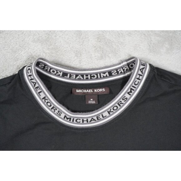 Michael Kors Men's Embroidered Logo Trim Crew Neck T-Shirt KR1506KFV4 M - Picture 5 of 12